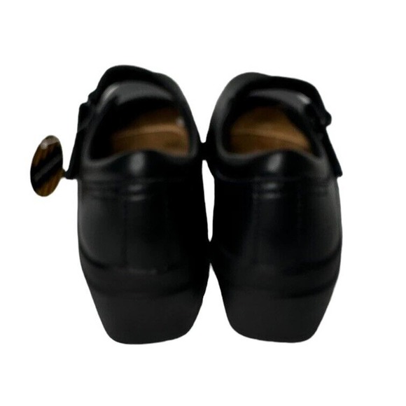 NEW Clarks Womens 8 Talene Ave Black Leather Non Slip Mary Jane Shoes 26174443 - Picture 7 of 9